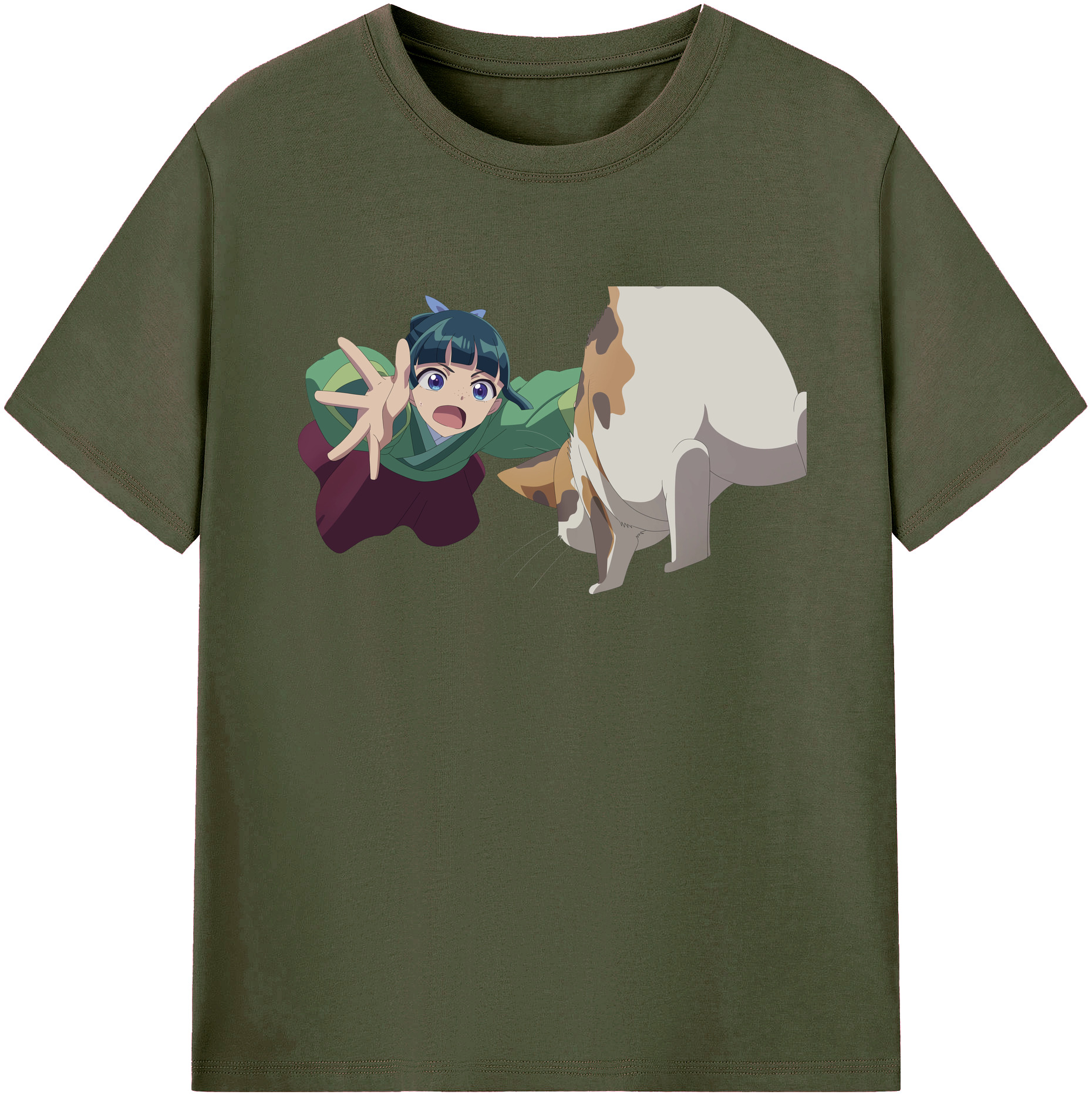 （画像用） 薬屋のひとりごと The Apothecary Diaries 綿100％ メンズ半袖Tシャツ｜肌触りやわらか＆通気性